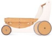 Kinderfeets 2-in-1 houten opbergkar en loopwagen - Wit Tangara Groothandel voor de Kinderopvang Kinderdagverblijfinrichting3
